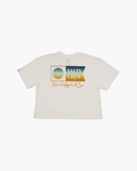 ALPHA GRADIENT SKIMMER TEE - White