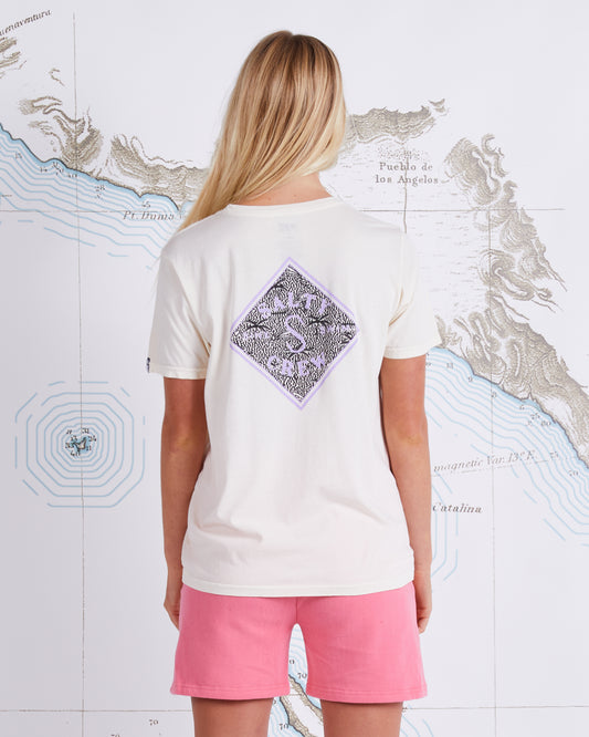 TIPPET FILL BOYFRIEND TEE - Bone