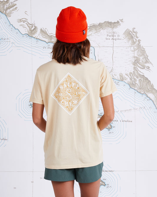 TIPPET FILL BOYFRIEND TEE - Dusty Gold