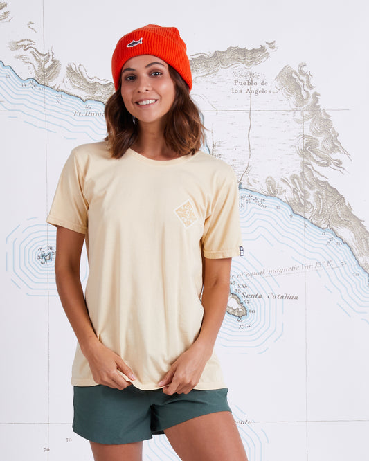 TIPPET FILL BOYFRIEND TEE - Dusty Gold