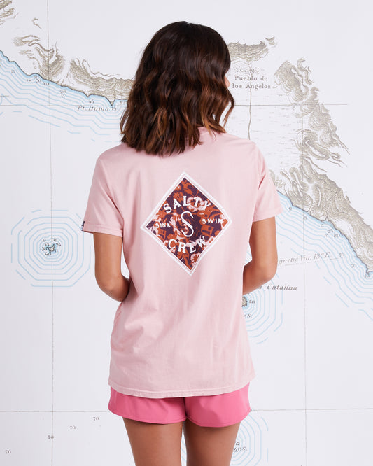 TIPPET FILL BOYFRIEND TEE - Smokey Rose