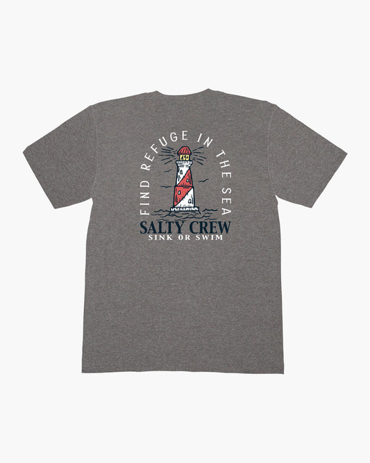 OUTERBANKS BOYS S/S TEE - Athletic Heather