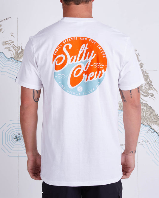 CLUB SALTY STANDARD S/S TEE - WHITE