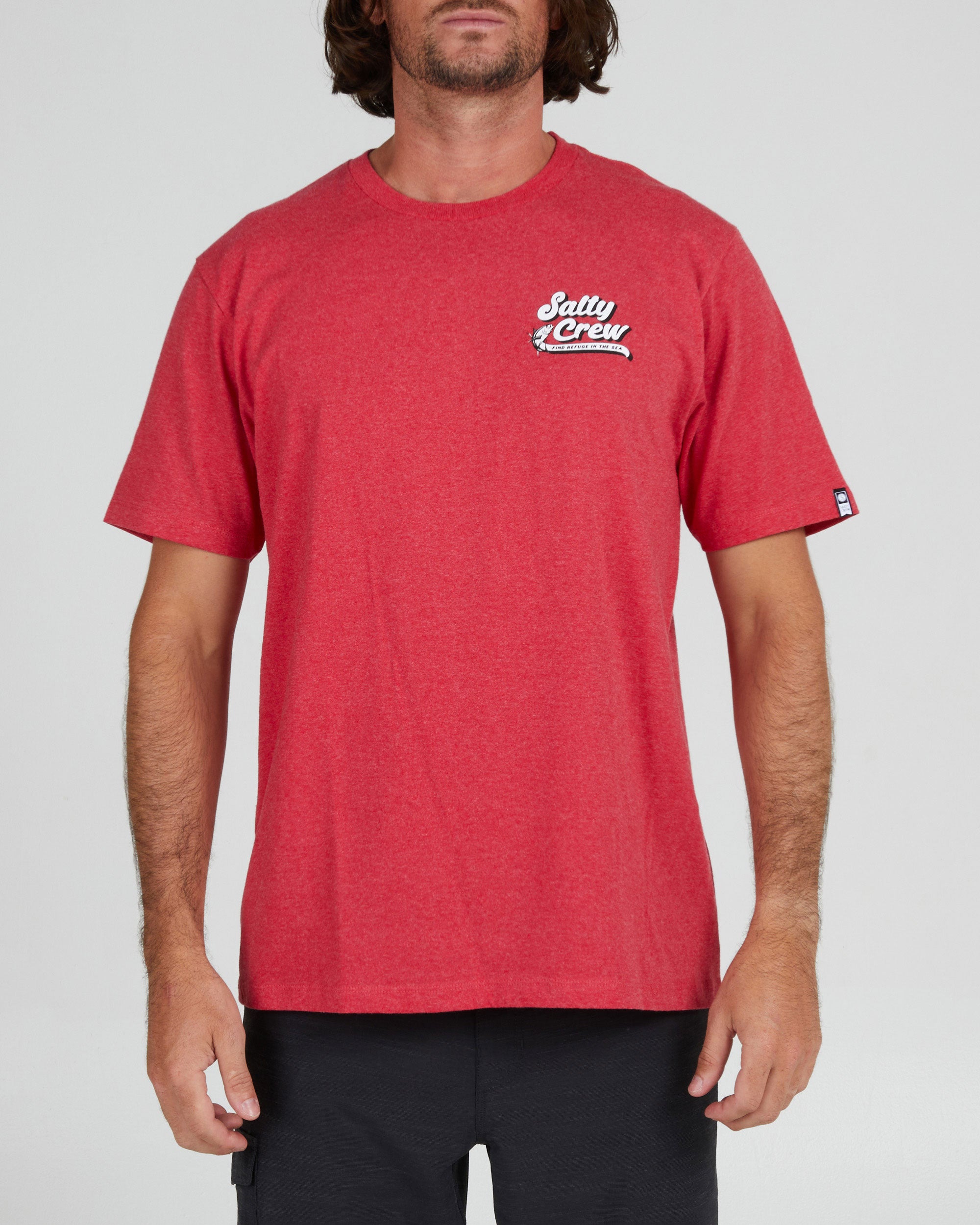 Swift Water Standard S/S Tee - Red Heather | Salty Crew Australia