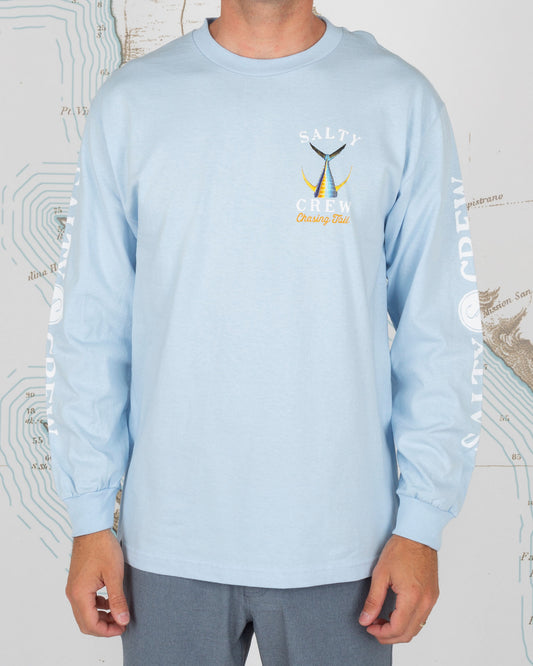 Tailed L/S Tee - Light Blue - Salty Crew Australia