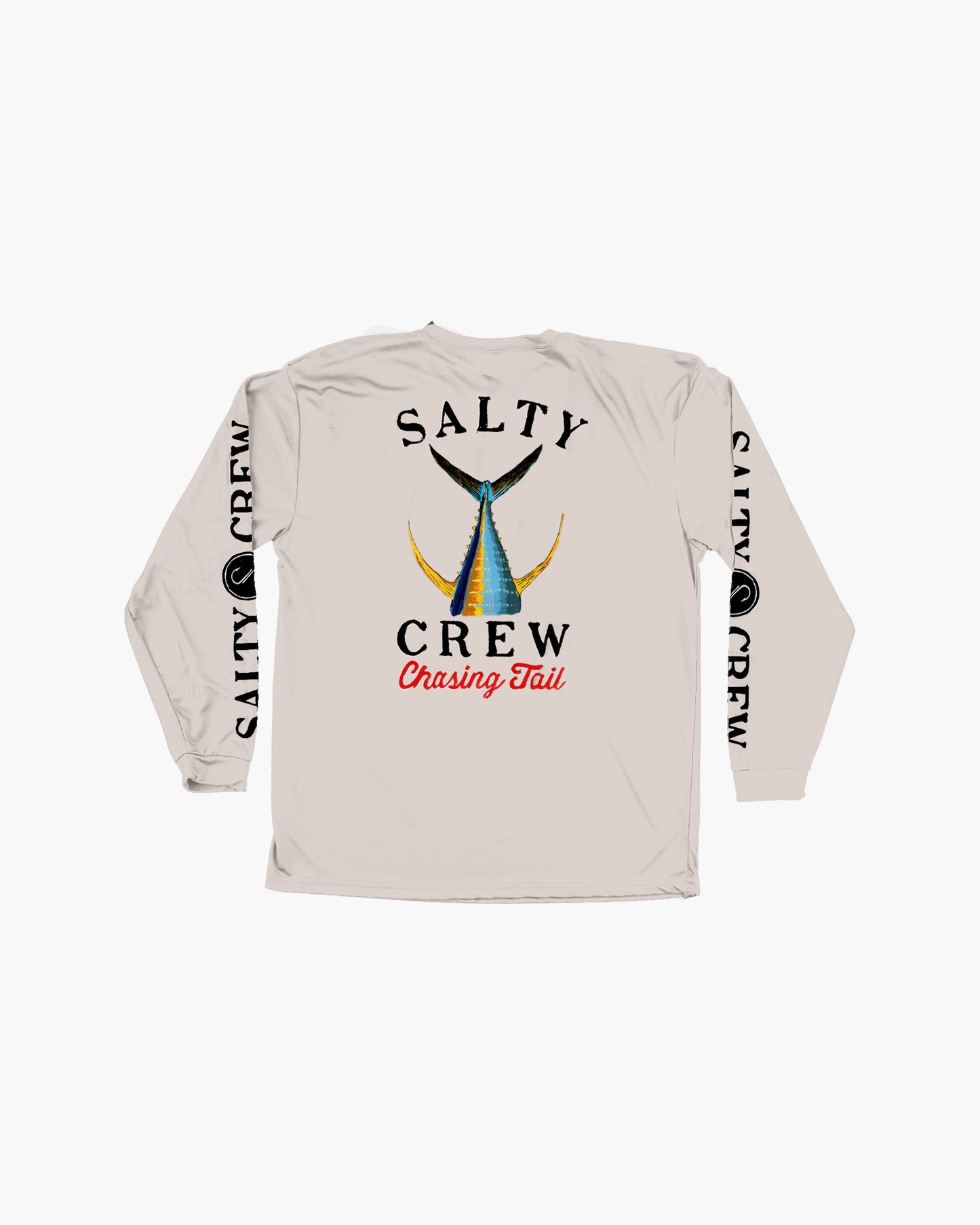 Tailed Long Sleeve Sunshirt - White - Salty Crew Australia
