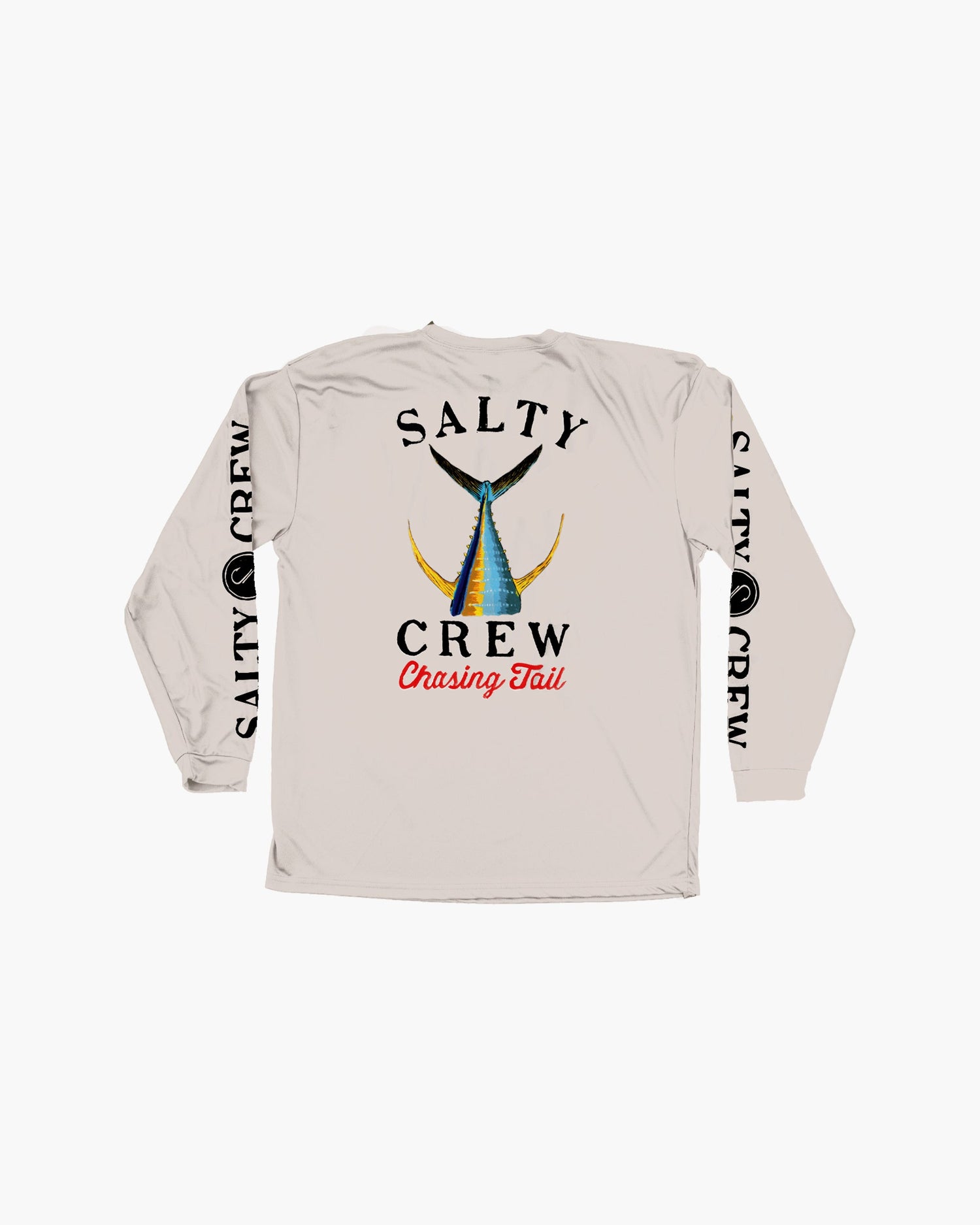 Tailed Long Sleeve Sunshirt - White - Salty Crew Australia