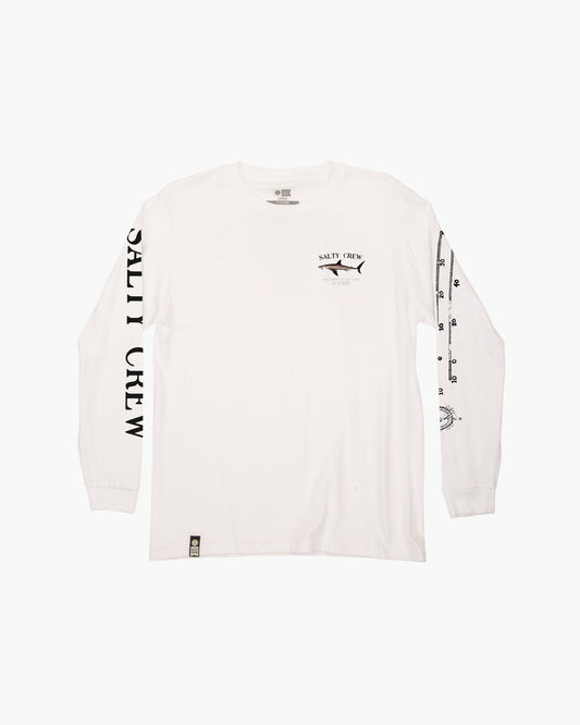 Bruce Boys L/S Tee - White
