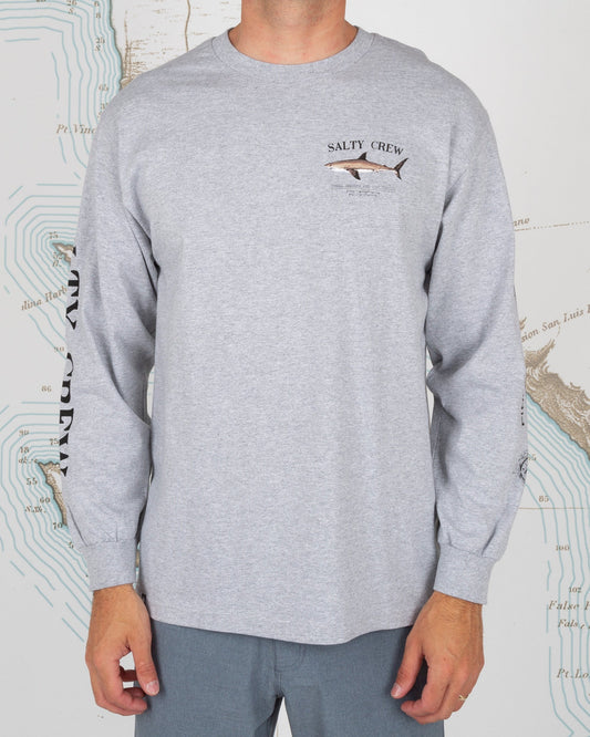 Bruce L/S Tee - Athletic Heather