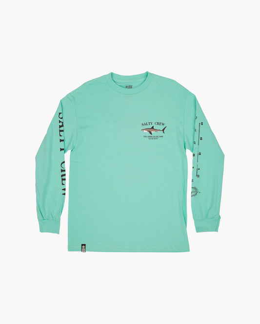 Bruce L/S Tee - Sea Foam - Salty Crew Australia