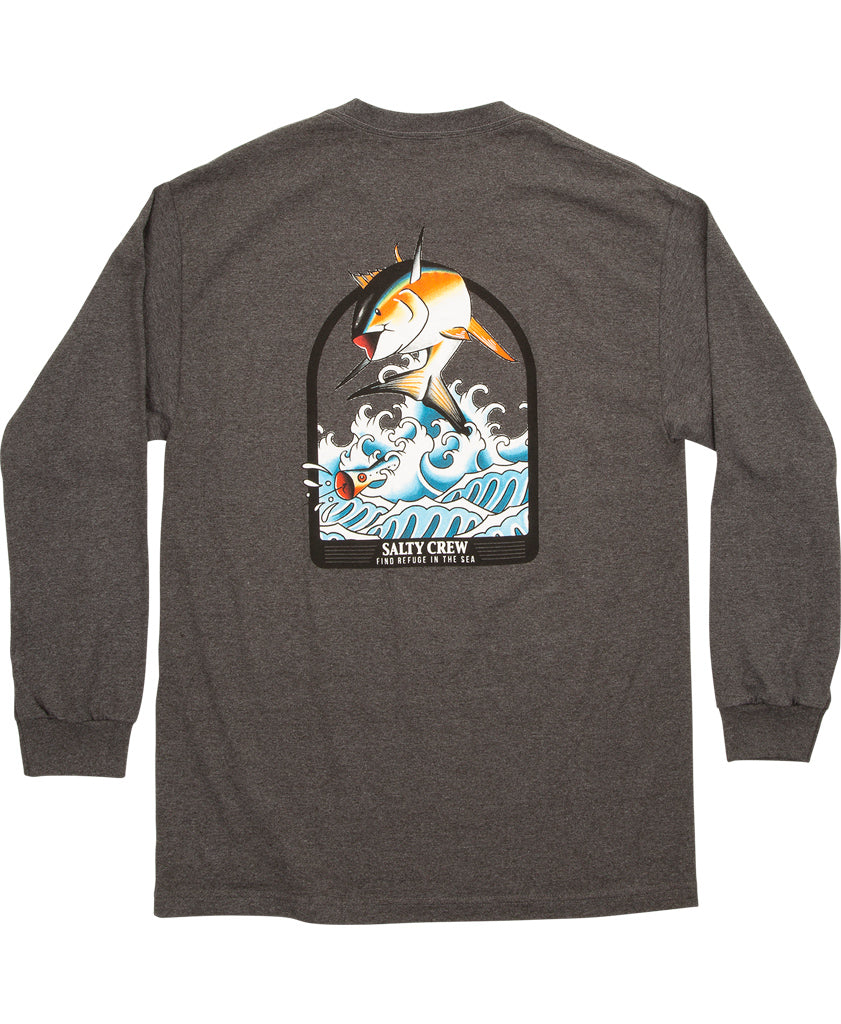 Poppin Off L/S Tee Long Sleeve Tees - Salty Crew Australia