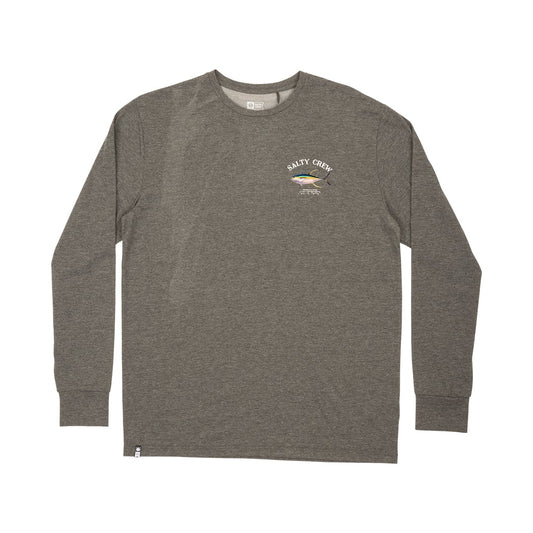 Ahi Mount Tech LS Tee - Charcoal