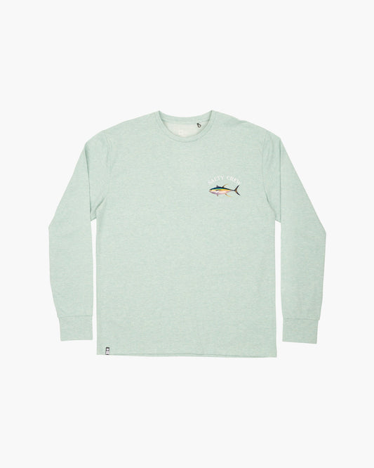 Ahi Mount Tech LS Tee - Sage green
