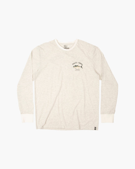 Ahi Mount Tech LS Tee - Vintage White - Salty Crew Australia