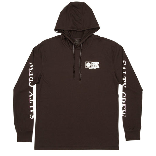 Alpha Hood Tech Tee - Black - Salty Crew Australia
