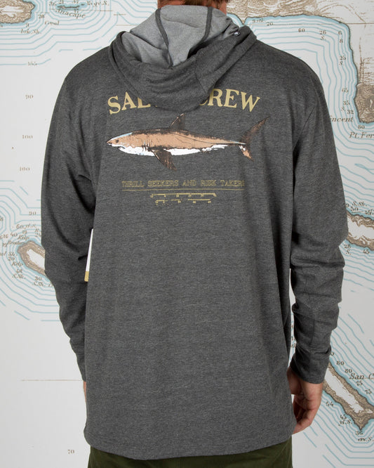 Bruce Hood Tech Tee - Charcoal