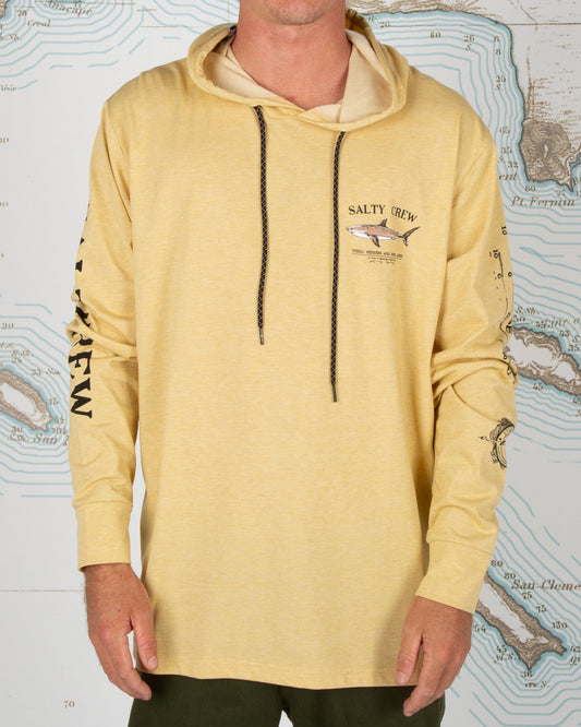 Bruce Hood Tech Tee - Kelp - Salty Crew Australia
