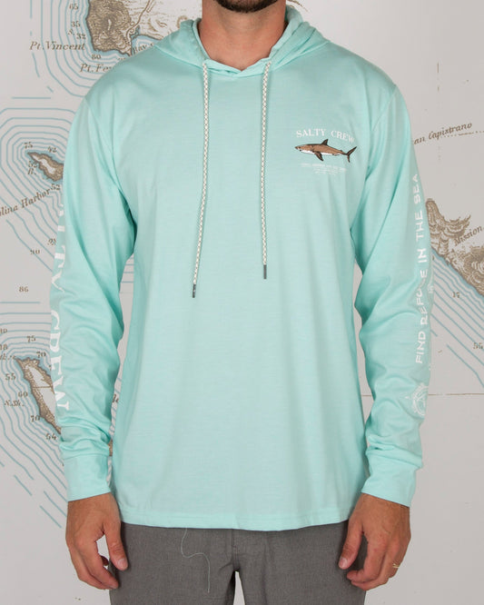 Bruce Hood Tech Tee - Sea Foam - Salty Crew Australia