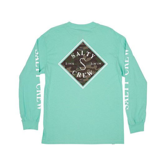 Tippet Decoy Standard L/S Tee - Sea Foam - Salty Crew Australia