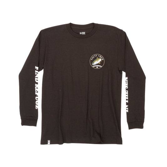 Homeguard L/S Boys Tee - Black - Salty Crew Australia