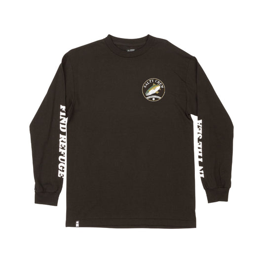 Homeguard Standard L/S Tee - Black - Salty Crew Australia