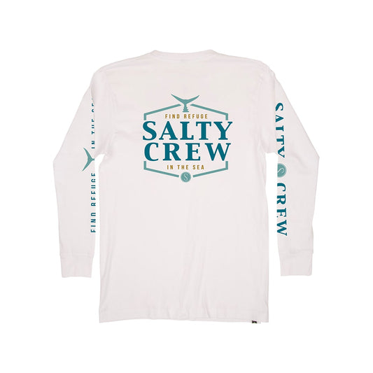 SKIPJACK PREMIUM L/S TEE - WHITE