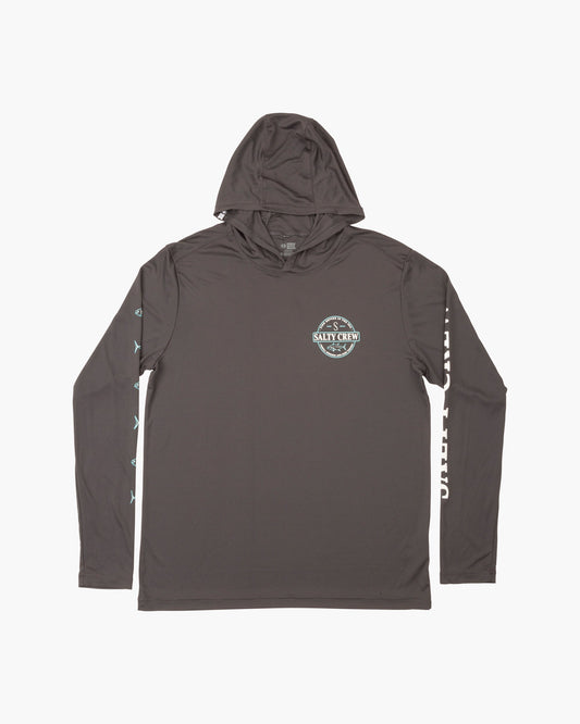 Deep Sea Tech Hood - CHARCOAL - Salty Crew Australia