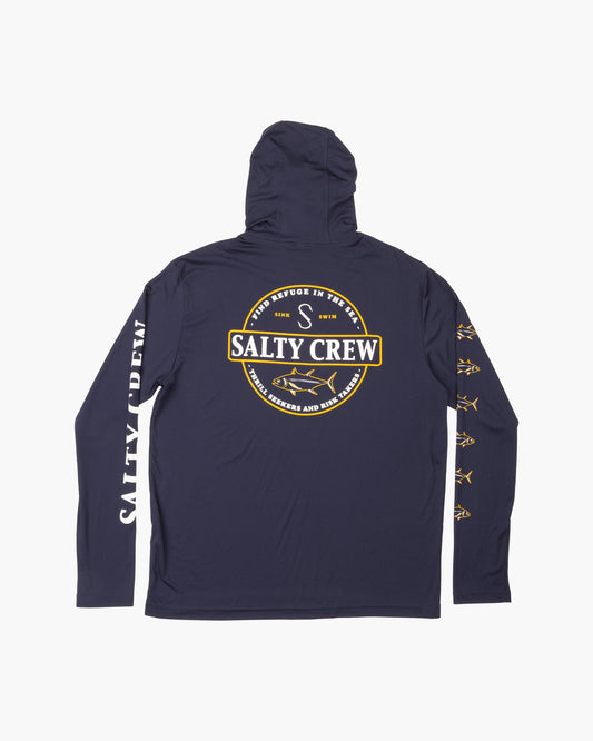 Deep Sea Tech Hood - NAVY - Salty Crew Australia