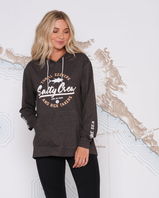 SCRIPTED MID WEIGHT HOODY - Charcoal