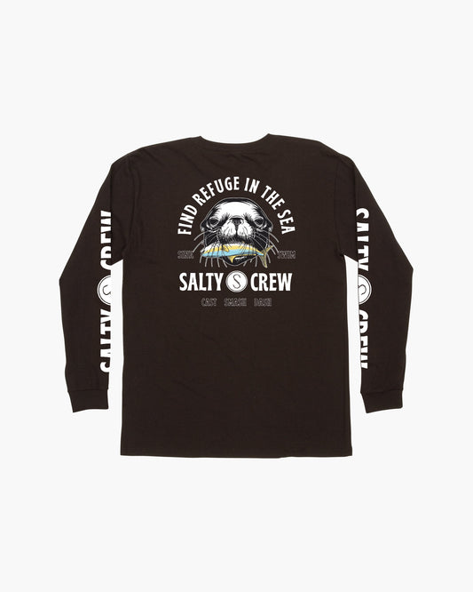 MOUTHFUL BOYS L/S TEE - Black