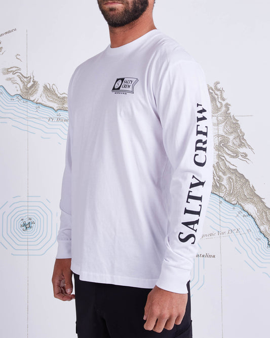 3D ALPHA PREMIUM L/S TEE - White