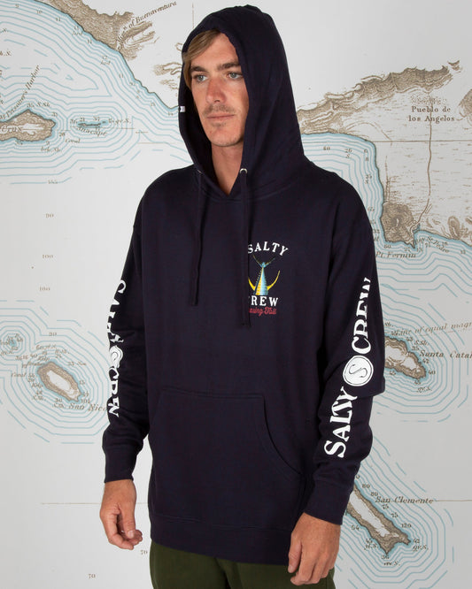 Tailed Hood Fleece - Navy
