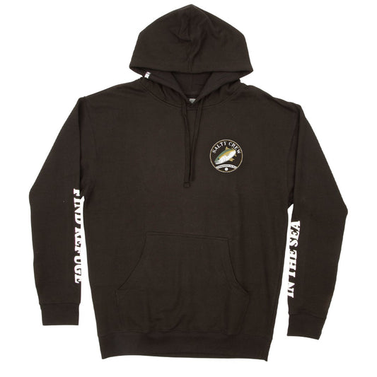Homeguard Hood Fleece - Black - Salty Crew Australia