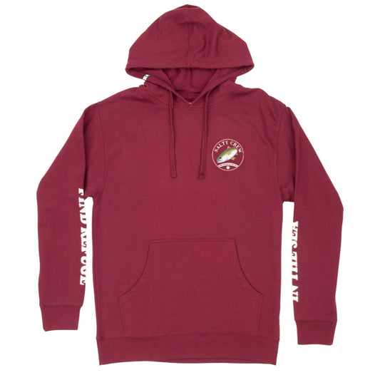 Homeguard Hood Fleece - Burgundy - Salty Crew Australia
