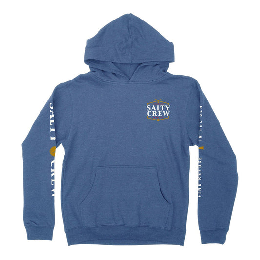 SKIPJACK BOYS FLEECE - ROYAL HEATHER