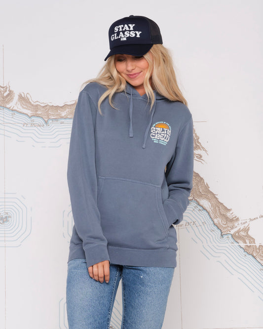 SUNRISE BOYFRIEND HOODY - Harbor Blue