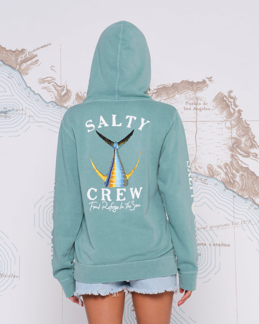 TAILED BOYFRIEND HOODY - Mint - Salty Crew Australia