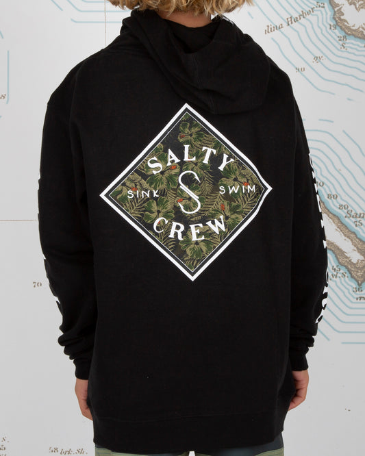 TIPPET TIDE BOYS FLEECE - Black - Salty Crew Australia