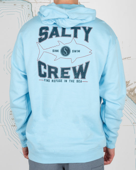 TIGHT LINES FLEECE - Light Blue - Salty Crew Australia