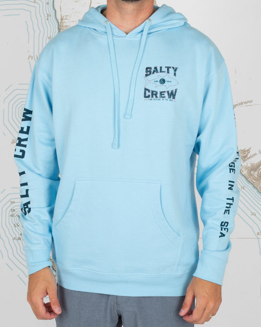 TIGHT LINES FLEECE - Light Blue - Salty Crew Australia