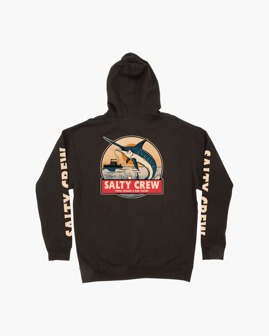 DEEP DROP FLEECE - Black - Salty Crew Australia