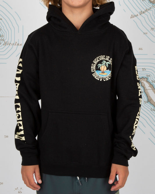 DOS PALMS BOYS FLEECE - Black