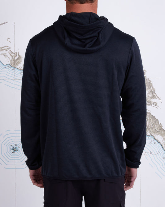 SEAPORT PINNACLE PRO FLEECE - Black - Salty Crew Australia