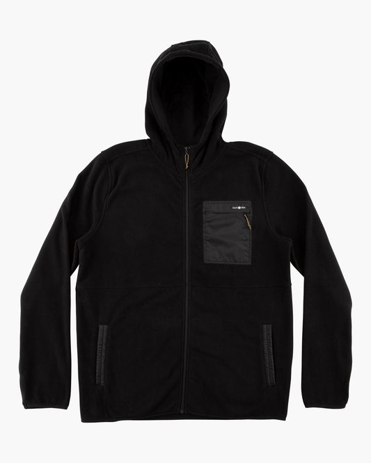 EDGEWATER FULL-ZIP HOODED FL - Black