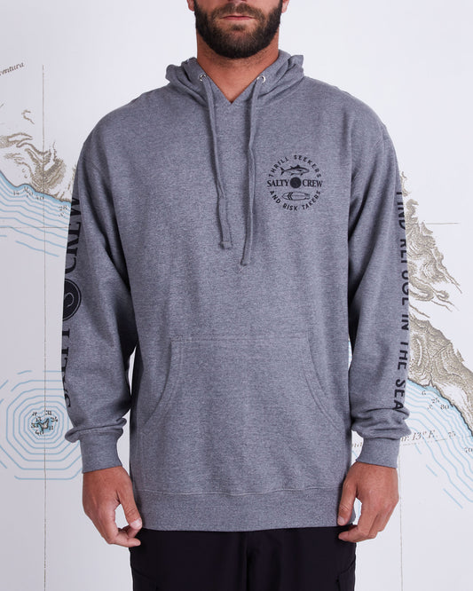 FLOPPER FLEECE - Gunmetal Heather - Salty Crew Australia