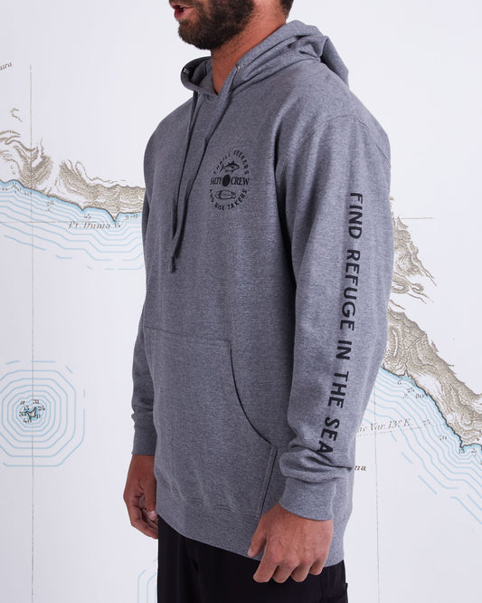 FLOPPER FLEECE - Gunmetal Heather - Salty Crew Australia