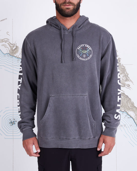 Blue Crabber Overdyed Fleece - Pigment Black