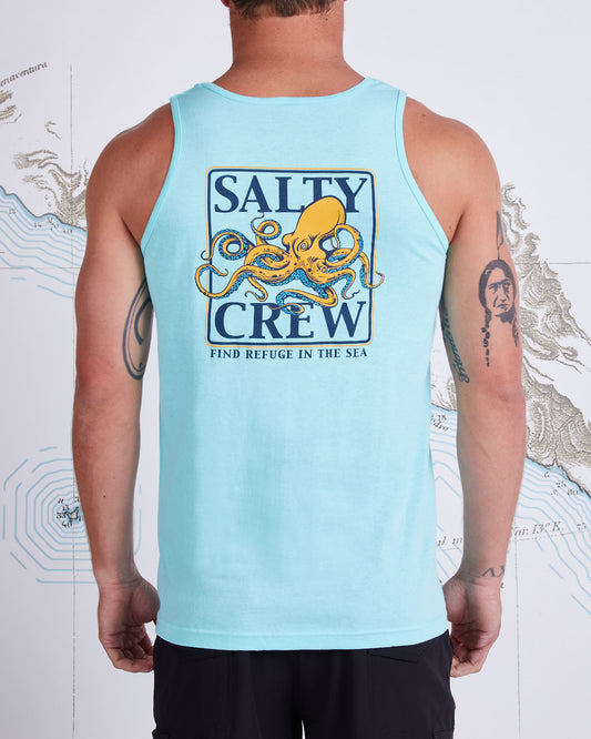 INK SLINGER TANK - Sea Foam - Salty Crew Australia