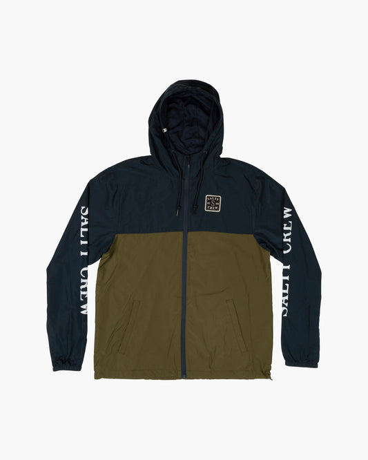 S-Hook Windbreaker - Army/Navy - Salty Crew Australia