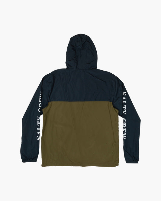S-Hook Windbreaker - Army/Navy - Salty Crew Australia